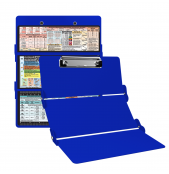 WhiteCoat Clipboard® Trifold - Blue Food Industry Edition